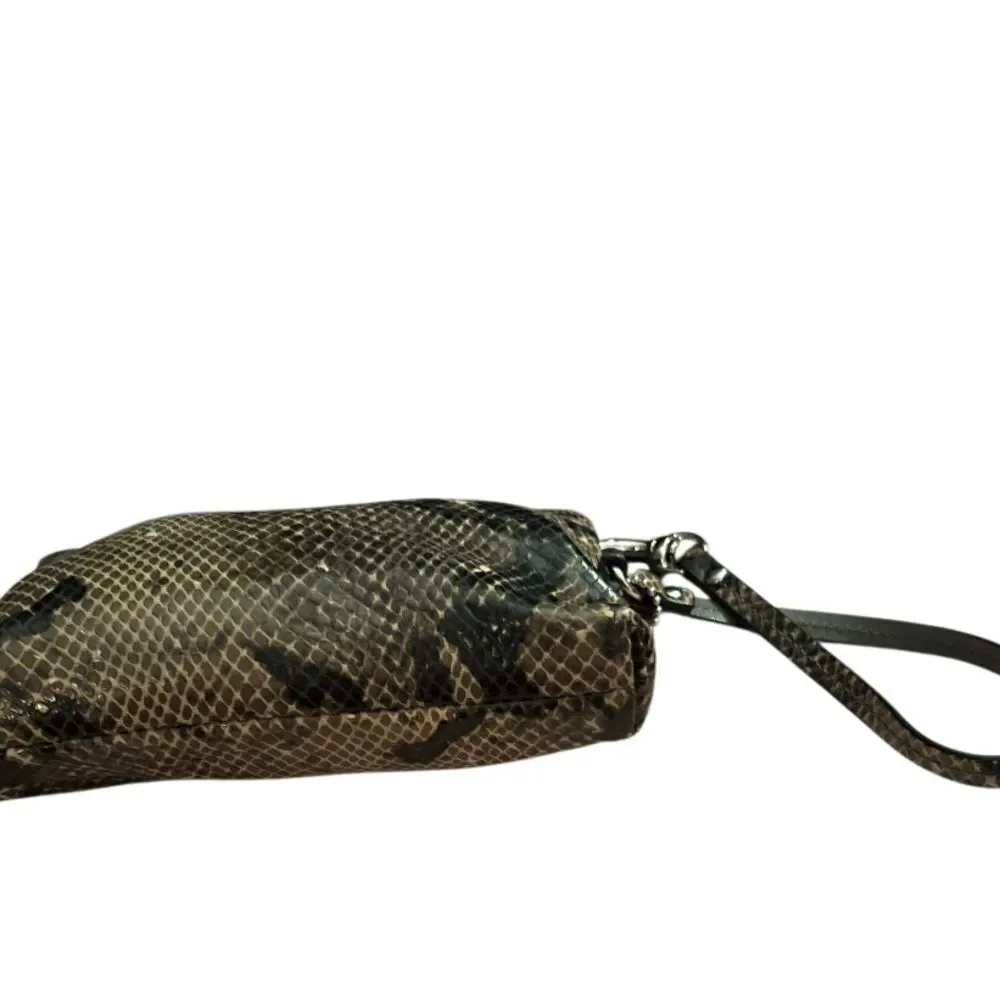 Coach Soho Embossed Exotic‎ Madison  Snakeskin Printed Wristlet